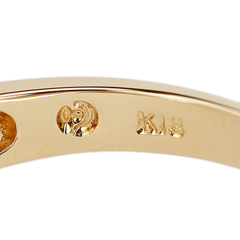 タサキ 田崎真珠 アコヤ真珠 リング ダイヤモンド K18イエローゴールド TASAKI【中古】【902741】