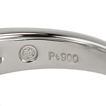 三越 アクアマリン リング ダイヤモンド Pt900 MITSUKOSHI【中古】【902759】