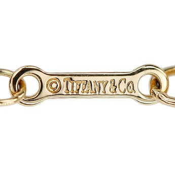 ティファニー ダイヤモンド バイザヤード ネックレス K18イエローゴールド TIFFANY&Co. 一粒石 エルサ・ペレッティ【中古】【902777】