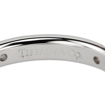 ティファニー ダイヤモンド ストリーメリカ リング K18ホワイトゴールド TIFFANY&Co. 梨地 マット ツヤ消し【中古】【902913】