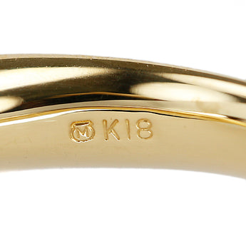 ミキモト アコヤ真珠 リング ダイヤモンド K18イエローゴールド MIKIMOTO 花 フラワー 植物 ボタニカル ベビーパール【中古】【902946】