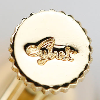 ジュネ ゴールデンサファイア イヤリング ダイヤモンド K18イエローゴールド Jeunet【中古】【902960】