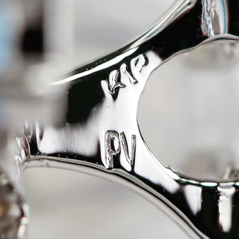 ポンテヴェキオ ペリドット ピアス シトリン アメジスト ブルートパーズ K18ホワイトゴールド Ponte Vecchio 花 フラワー 植物 ボタニカル【中古】【902973】