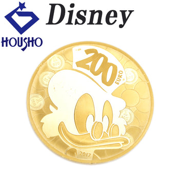 ディズニー コイン K24イエローゴールド Disney ドナルドダック スクルージマクダック 200ユーロ 金貨 メダル 純金 キャラクター コレクション 地金のみ 石なし【中古】【902983】