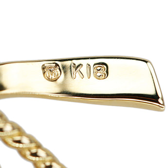 ミキモト アコヤ真珠 ブローチ K18イエローゴールド MIKIMOTO リボン【中古】【902986】