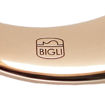 ビグリ BIGLI ブラウンダイヤモンド リング K18ピンクゴールド ラウンド サークル 円 丸 パヴェ【中古】【902997】