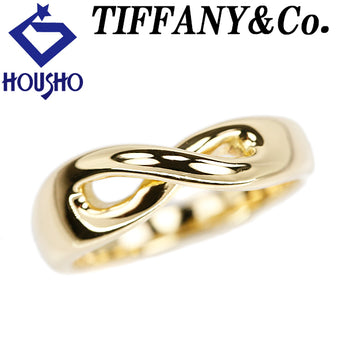 ティファニー インフィニティ リング K18イエローゴールド TIFFANY&Co. 地金のみ 石なし【中古】【903010】