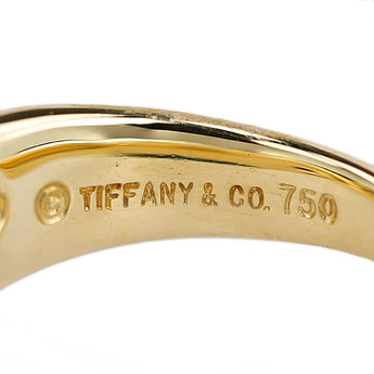 ティファニー インフィニティ リング K18イエローゴールド TIFFANY&Co. 地金のみ 石なし【中古】【903010】
