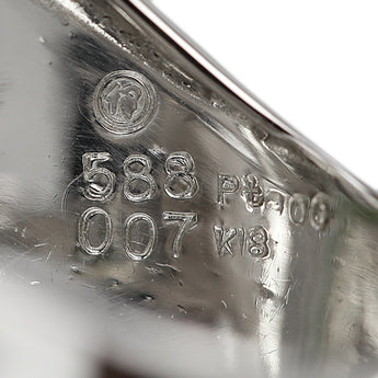 グリーントルマリン リング ダイヤモンド Pt900 K18イエローゴールド【中古】【903040】