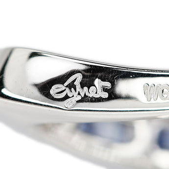 ジュネ ブルーサファイア ペンダントトップ ダイヤモンド K18ホワイトゴールド Jeunet グラデーション【中古】【903165】