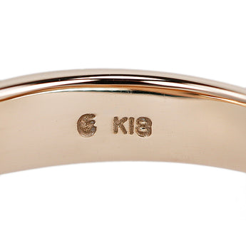 エステール ダイヤモンド リング K18ピンクゴールド ESTELLE【中古】【903406】