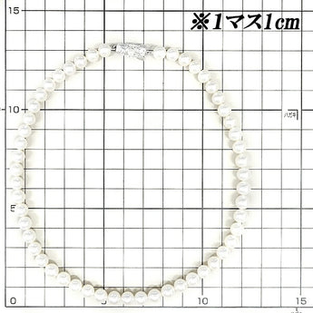 タサキ 田崎真珠 アコヤパール ネックレス 6.7-6.8mm K14WG 連 ブランド TASAKI | 18金 あこや真珠 白真珠 和珠 シンプル かわいい おしゃれ【中古】【SH96446】