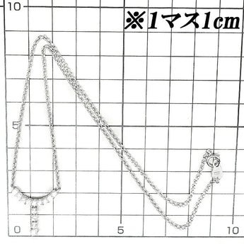 Hoshi no Suna Diamond Necklace 0.78ct Pt900 Pt850 Brand: Hoshi no Suna | Diamond, Platinum, Daily Use, Simple, Gorgeous, Kindergarten Entrance Ceremony, Graduation Ceremony, Weddings, Funerals, etc. [Used] [SH98317]