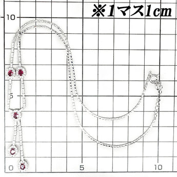 ルビー ネックレス 1.21ct ダイヤモンド Pt850 | ダイアモンド ゴージャス 豪華 華やか エレガント 高級 おしゃれ【中古】【SH98367】