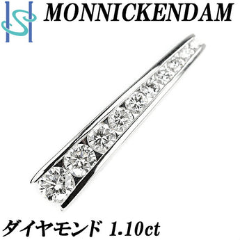 モニッケンダム ダイヤモンド ペンダントトップ 1.10ct Pt900 2way ブランド MONNICKENDAM | ダイアモンド デイリーユース シンプル 華やか エレガント かわいい おしゃれ【中古】【SH98372】