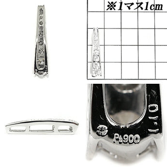 モニッケンダム ダイヤモンド ペンダントトップ 1.10ct Pt900 2way ブランド MONNICKENDAM | ダイアモンド デイリーユース シンプル 華やか エレガント かわいい おしゃれ【中古】【SH98372】